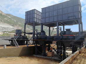 时产300-500吨十字石新型制砂机